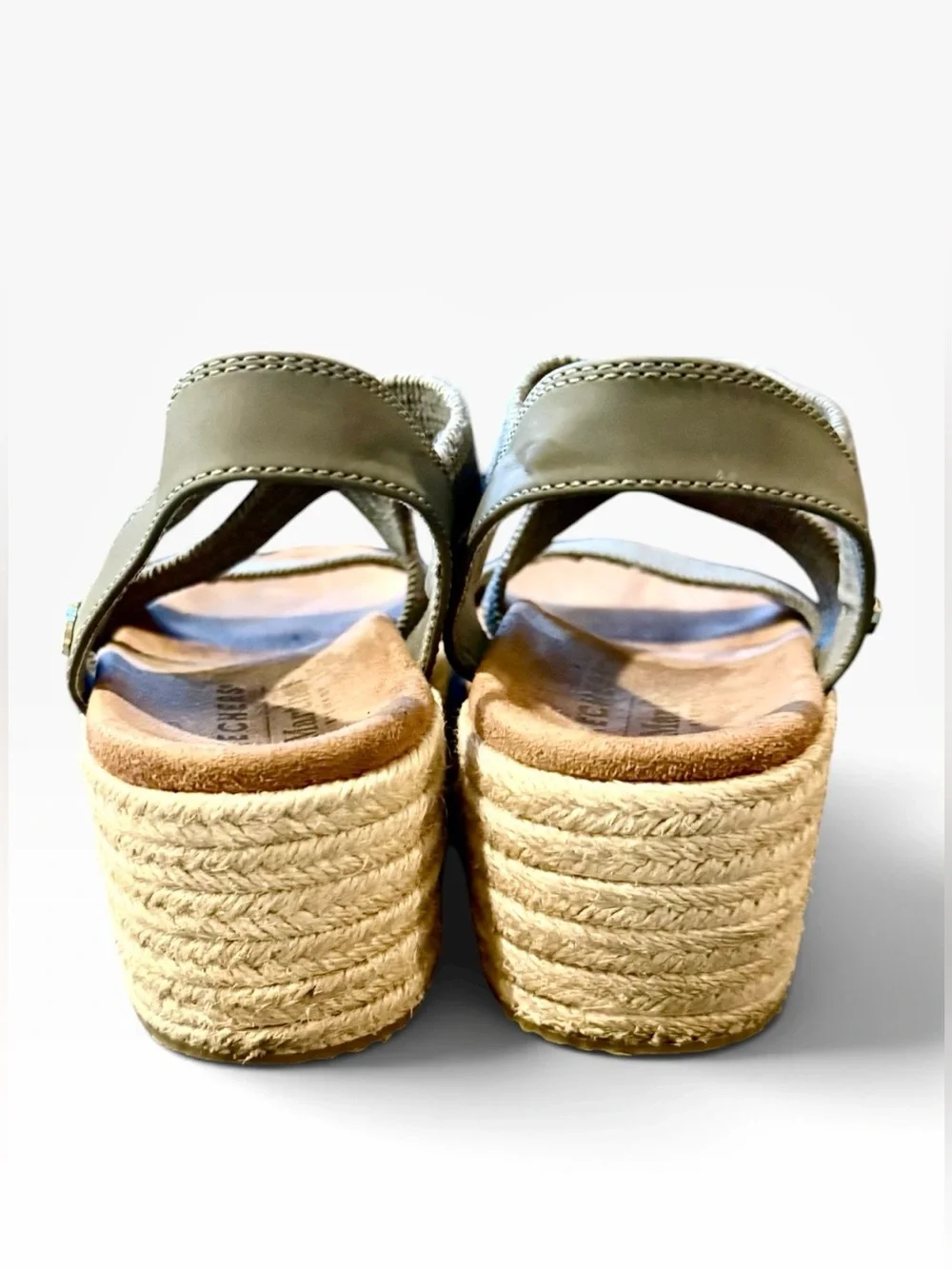 Skechers Martha Stewart Arch Fit Beverlee -Brentwood Wedged Heel Sandals